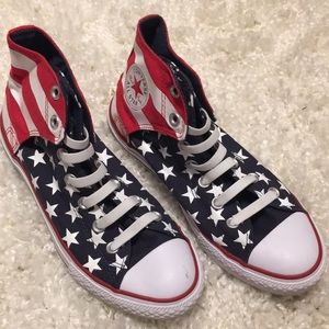EUC Stars & Stripes Converse All-Star Kicks